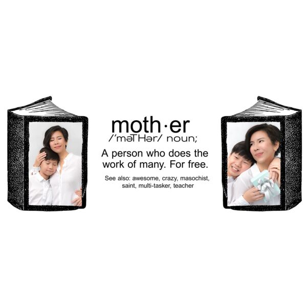 Mother Description, Photo Frame with Customizable Image, Mother's Day, MOM - MRDY-07 Thumbnail