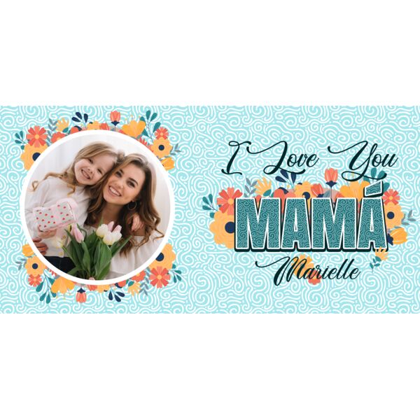 I Love You MAMA, Photo Frame with Customizable Image and Personalized Name, Mother's Day - MOM-001 Thumbnail
