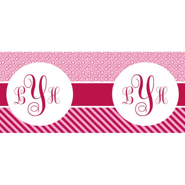 Combination Background Pattern, Full Print Background with Name, Changeable Photo, Editable Name, Arrow Pattern, Dots Pattern, Stripe Pattern, Pink Patter,  Mug Full Print, CP5 Thumbnail