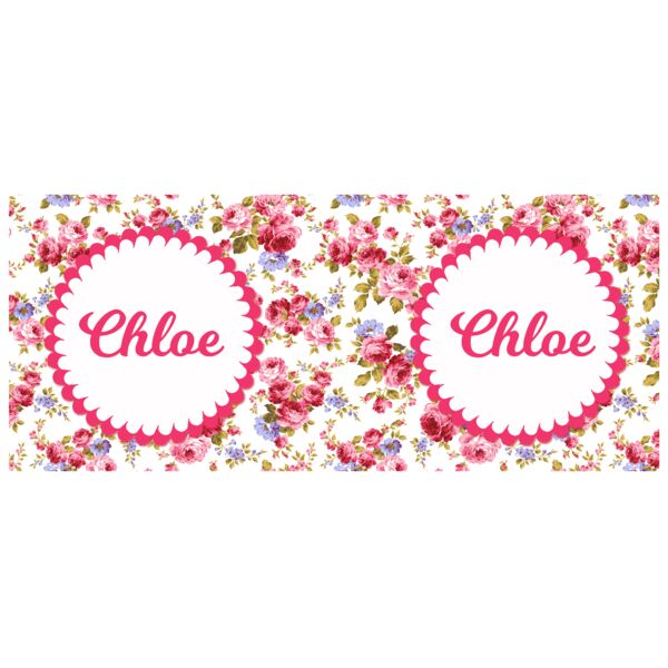 Floral Background Pattern, Full Print Background with Name, Editable Name, Rose Pattern, Floral Pattern, Flower Pattern, Pink Pattern, Mug Full Print, FA1 Thumbnail