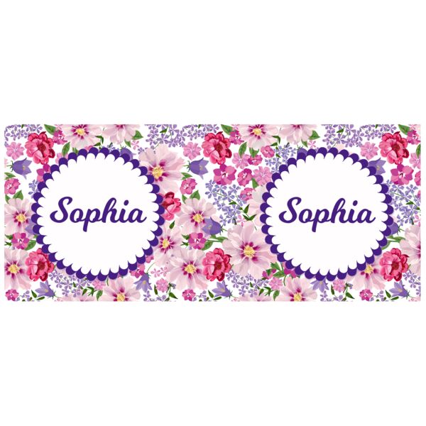 Floral Background Pattern, Full Print Background with Name, Editable Name, Gumamela Pattern, Floral Pattern, Flower Pattern, Pink Pattern, Mug Full Print, FA3 Thumbnail