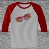 Raglan 3/4 Roundneck Shirt (Gray Body) Thumbnail