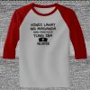 Raglan 3/4 Roundneck Shirt (Gray Body) Thumbnail
