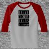 Raglan 3/4 Roundneck Shirt (Gray Body) Thumbnail