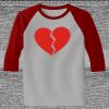 Raglan 3/4 Roundneck Shirt (Gray Body) Thumbnail