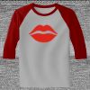 Raglan 3/4 Roundneck Shirt (Gray Body) Thumbnail