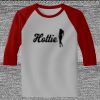Raglan 3/4 Roundneck Shirt (Gray Body) Thumbnail