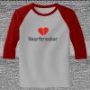Raglan 3/4 Roundneck Shirt (Gray Body) Thumbnail