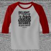 Raglan 3/4 Roundneck Shirt (Gray Body) Thumbnail