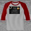 Raglan 3/4 Roundneck Shirt (Gray Body) Thumbnail