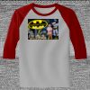 Raglan 3/4 Roundneck Shirt (Gray Body) Thumbnail
