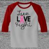 Raglan 3/4 Roundneck Shirt (Gray Body) Thumbnail