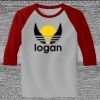 Raglan 3/4 Roundneck Shirt (Gray Body) Thumbnail