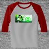 Raglan 3/4 Roundneck Shirt (Gray Body) Thumbnail