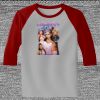 Raglan 3/4 Roundneck Shirt (Gray Body) Thumbnail