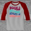 Raglan 3/4 Roundneck Shirt (Gray Body) Thumbnail