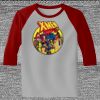 Raglan 3/4 Roundneck Shirt (Gray Body) Thumbnail