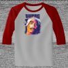 Raglan 3/4 Roundneck Shirt (Gray Body) Thumbnail