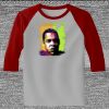 Raglan 3/4 Roundneck Shirt (Gray Body) Thumbnail