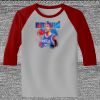 Raglan 3/4 Roundneck Shirt (Gray Body) Thumbnail