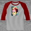 Raglan 3/4 Roundneck Shirt (Gray Body) Thumbnail